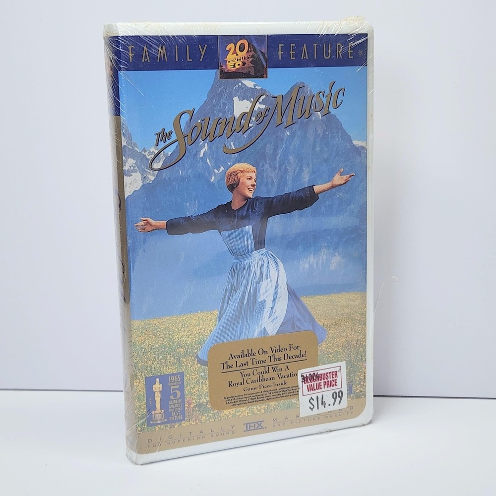 Vintage The Sound Of Music VHS Musical 20th Century Fox Julie Andrews Sealed